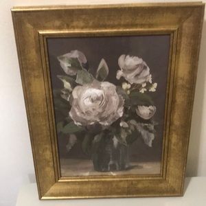 Threshold Studio Mc Gee Vintage Floral Framed Wall Canvas Art 11 x 14